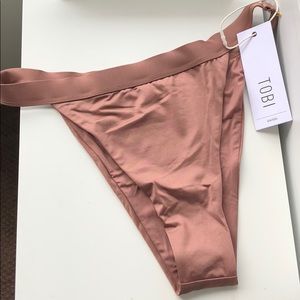 Silky, cheeky rose pink bikini panty - Brand New!